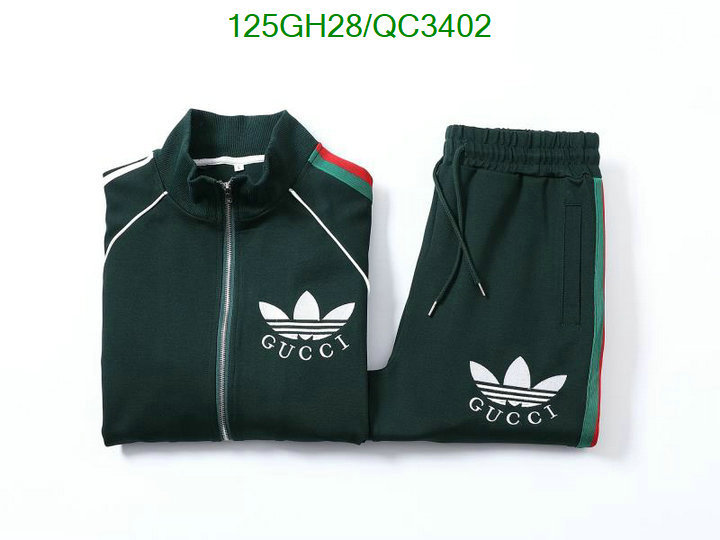 Gucci-Clothing Code: QC3402 $: 125USD