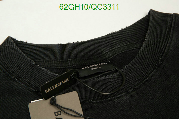 Balenciaga-Clothing Code: QC3311 $: 62USD