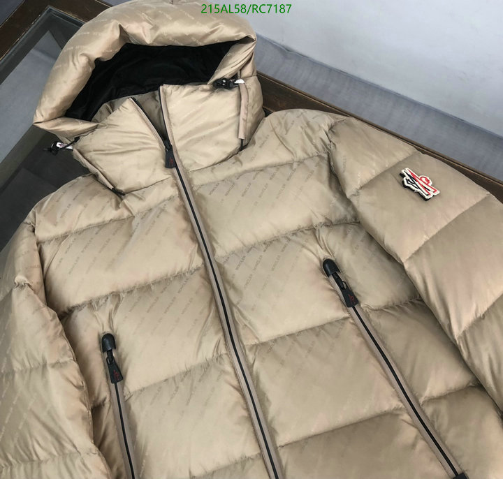 Moncler-Down jacket Men Code: RC7187 $: 215USD