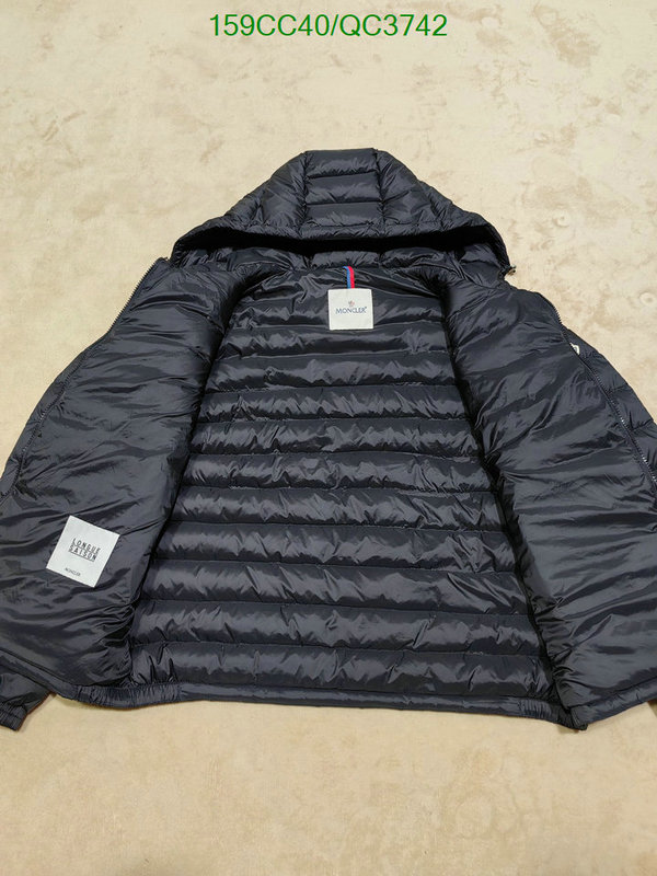 Moncler-Down jacket Men Code: QC3742 $: 159USD