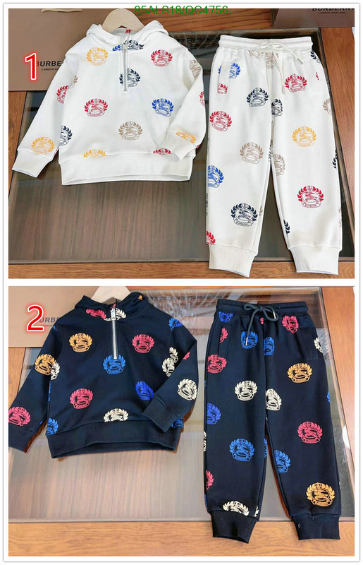 Burberry-Kids clothing Code: QC4756 $: 85USD