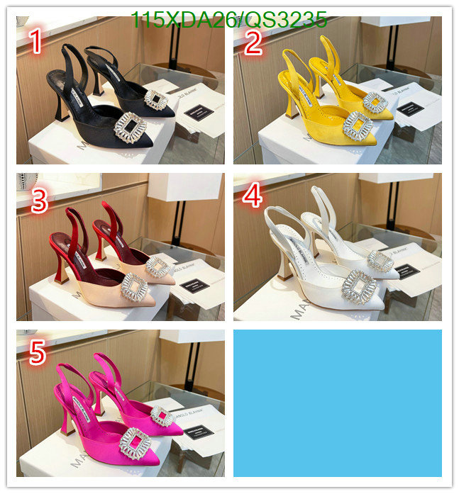 Manolo Blahnik-Women Shoes Code: QS3235 $: 115USD