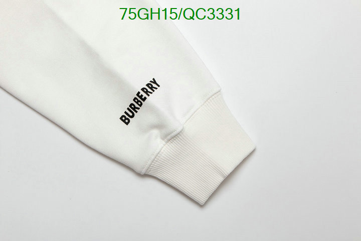Burberry-Clothing Code: QC3331 $: 75USD