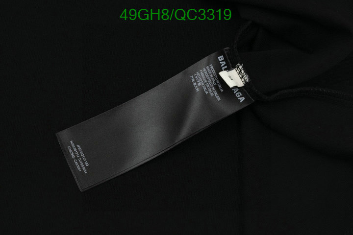 Balenciaga-Clothing Code: QC3319 $: 49USD