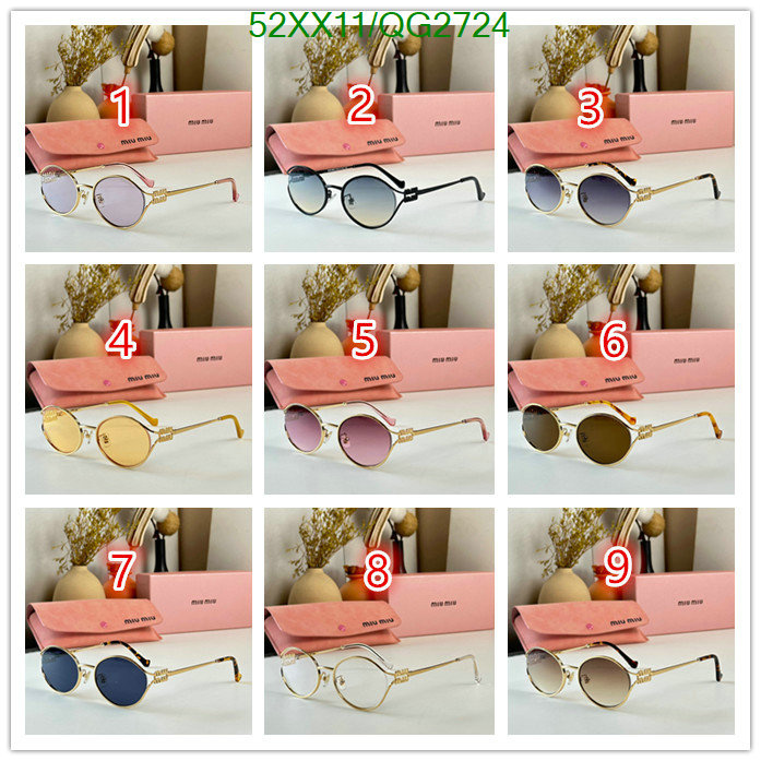 MiuMiu-Glasses Code: QG2724 $: 52USD