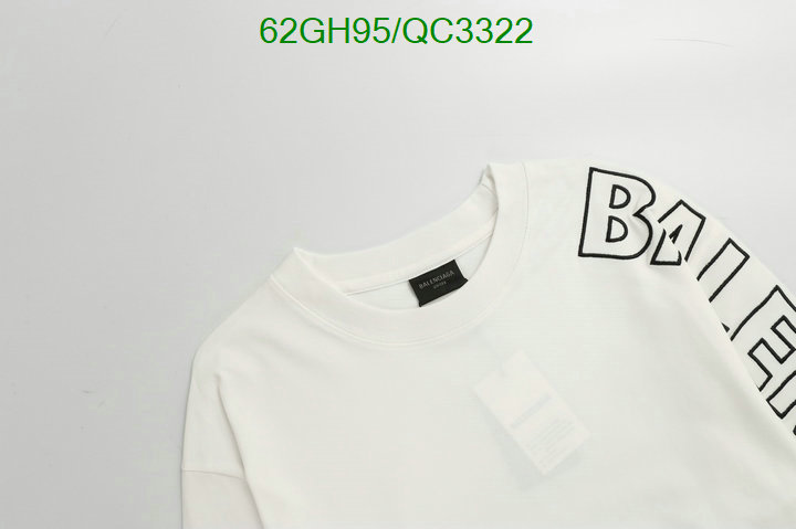 Balenciaga-Clothing Code: QC3322 $: 62USD