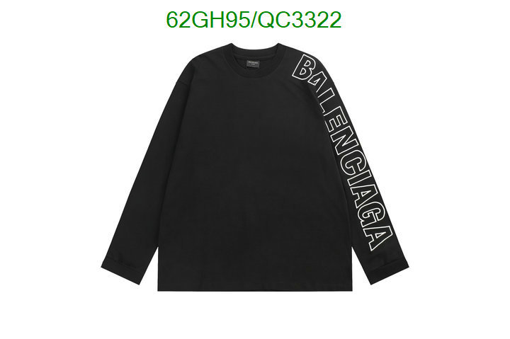 Balenciaga-Clothing Code: QC3322 $: 62USD