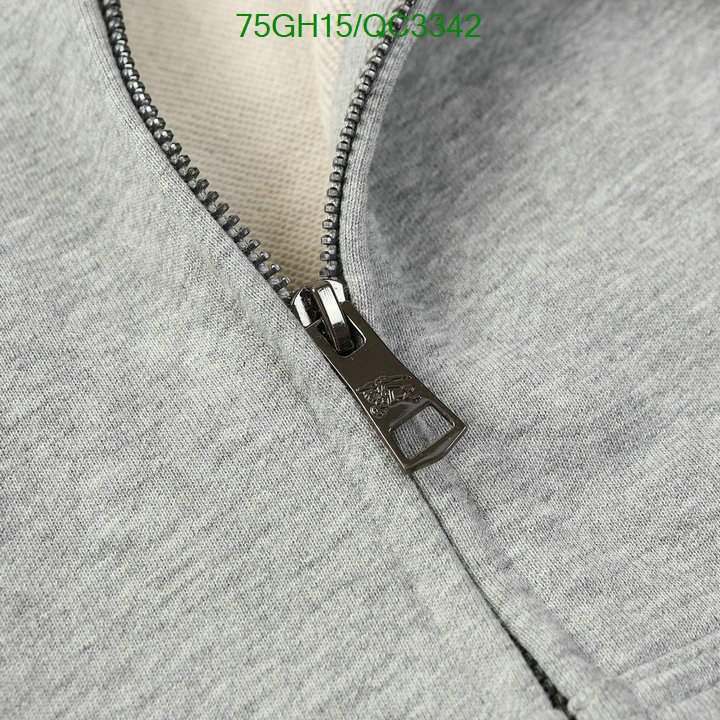 Burberry-Clothing Code: QC3342 $: 75USD