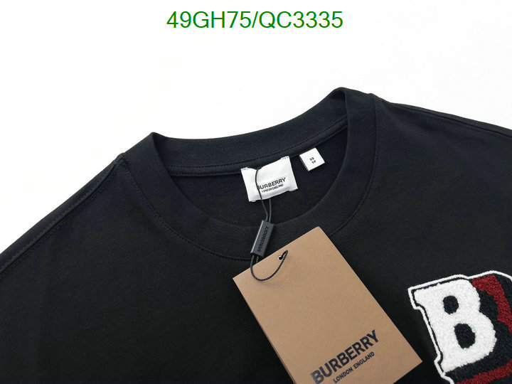 Burberry-Clothing Code: QC3335 $: 49USD