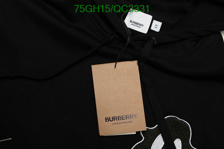 Burberry-Clothing Code: QC3331 $: 75USD