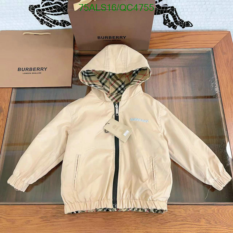 Burberry-Kids clothing Code: QC4755 $: 75USD