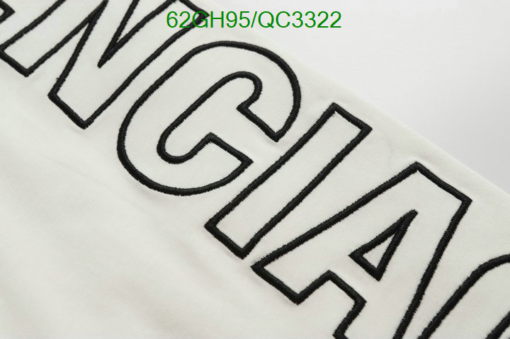 Balenciaga-Clothing Code: QC3322 $: 62USD