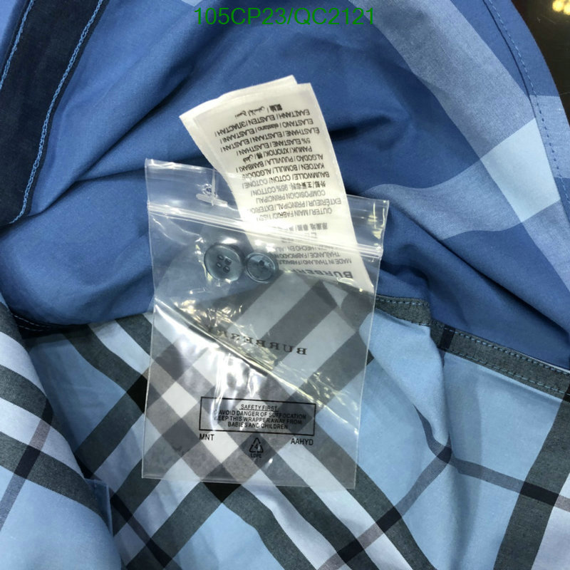 Burberry-Clothing Code: QC2121 $: 105USD