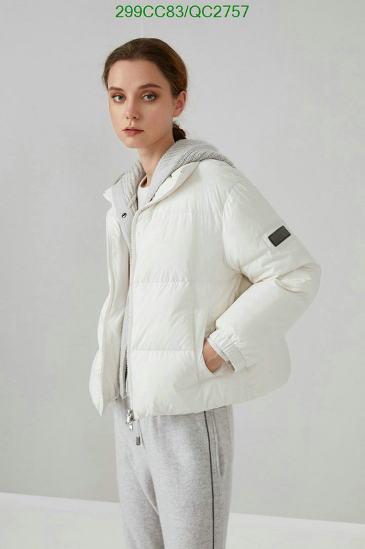 Brunello Cucinelli-Down jacket Women Code: QC2757 $: 299USD