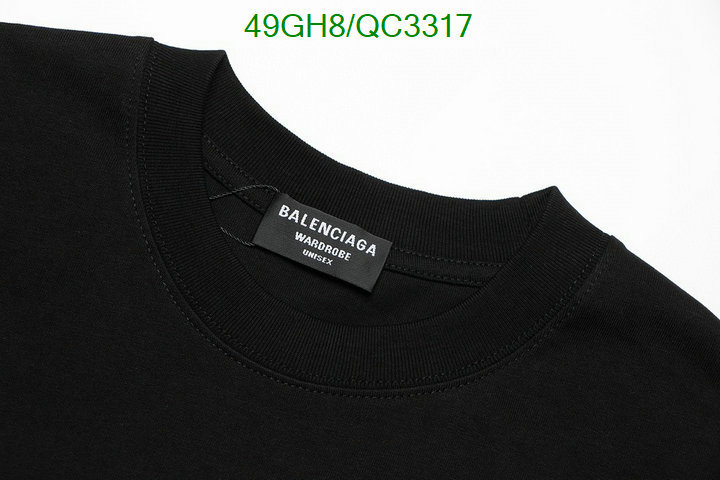 Balenciaga-Clothing Code: QC3317 $: 49USD