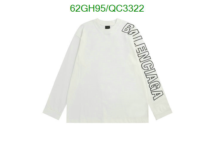 Balenciaga-Clothing Code: QC3322 $: 62USD