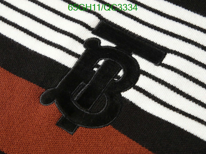 Burberry-Clothing Code: QC3334 $: 65USD