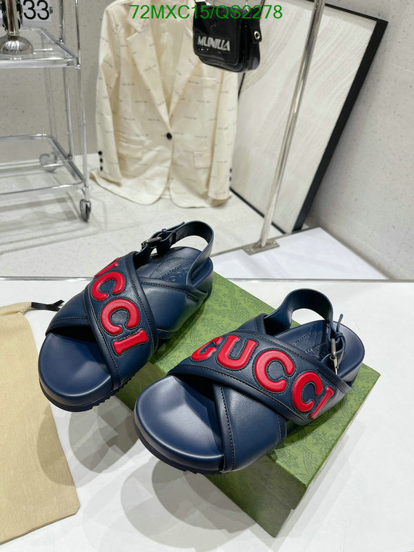 Gucci-Men shoes Code: QS2278 $: 72USD