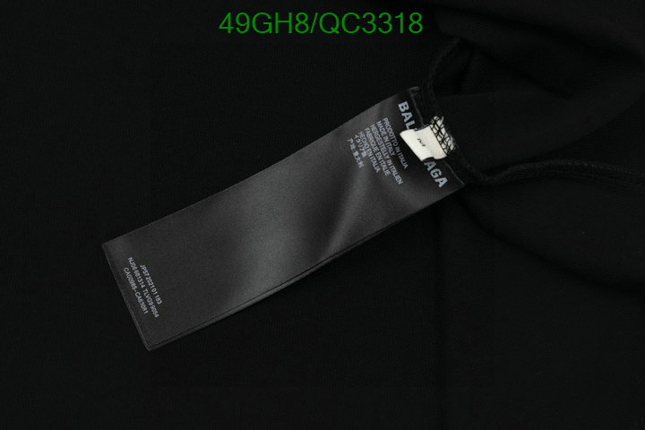 Balenciaga-Clothing Code: QC3318 $: 49USD