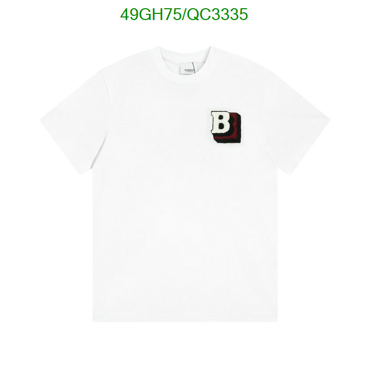 Burberry-Clothing Code: QC3335 $: 49USD