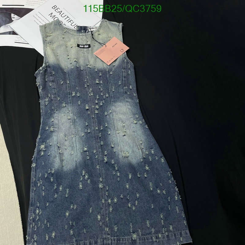 MIUMIU-Clothing Code: QC3759 $: 115USD