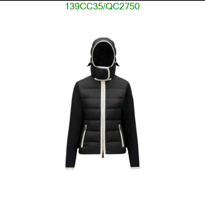 Moncler-Down jacket Women Code: QC2750 $: 139USD