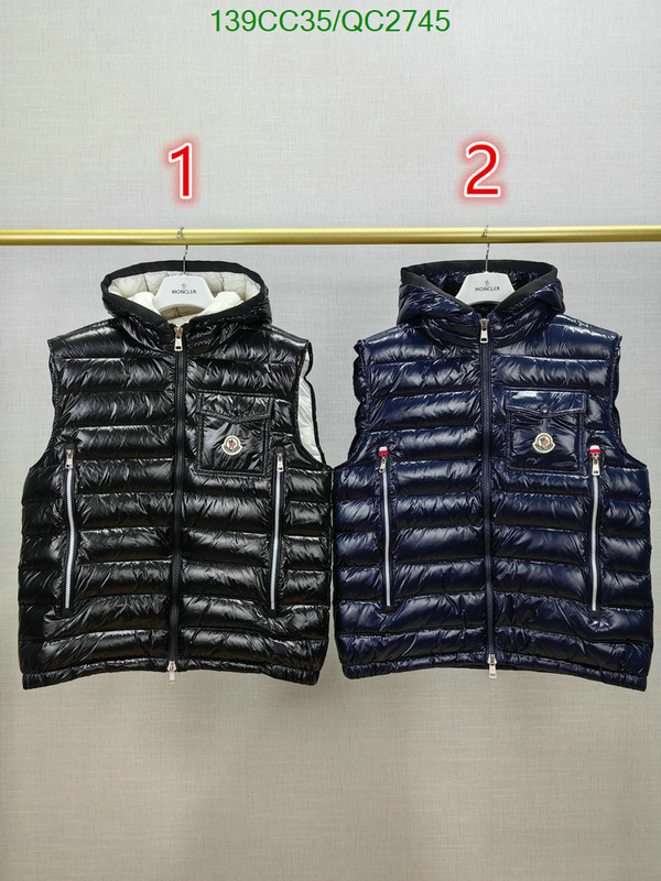Moncler-Down jacket Men Code: QC2745 $: 139USD