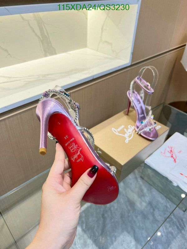 Christian Louboutin-Women Shoes Code: QS3230 $: 115USD