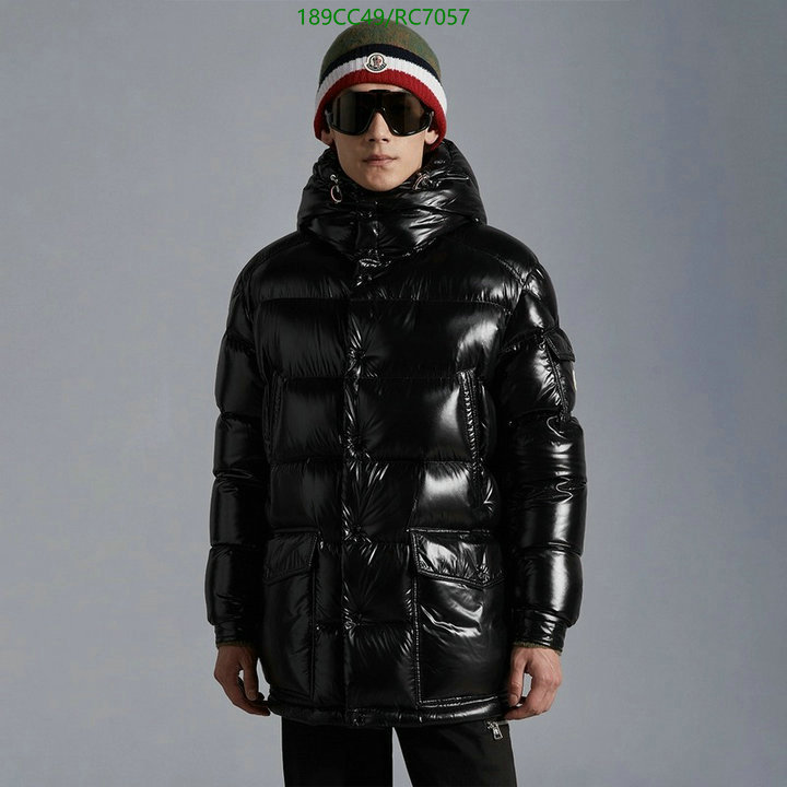 Moncler-Down jacket Men Code: RC7057 $: 189USD