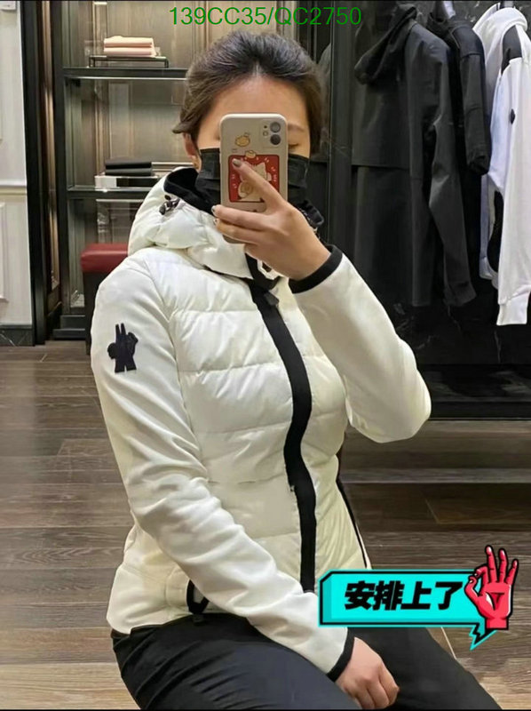 Moncler-Down jacket Women Code: QC2750 $: 139USD