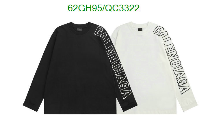 Balenciaga-Clothing Code: QC3322 $: 62USD