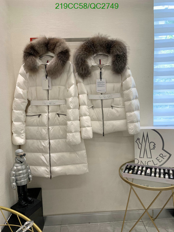 Moncler-Down jacket Women Code: QC2749 $: 219USD