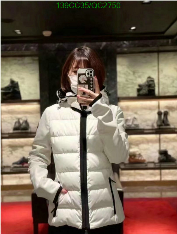 Moncler-Down jacket Women Code: QC2750 $: 139USD