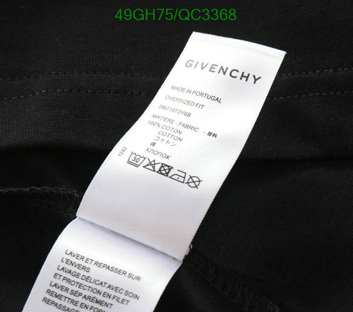 Givenchy-Clothing Code: QC3368 $: 49USD