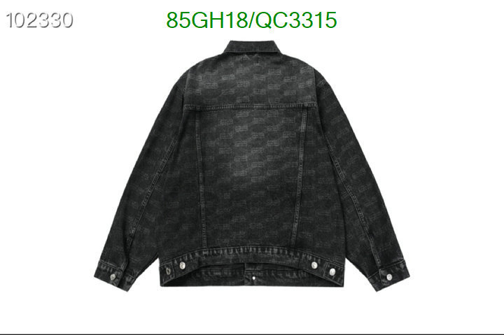 Balenciaga-Clothing Code: QC3315 $: 85USD