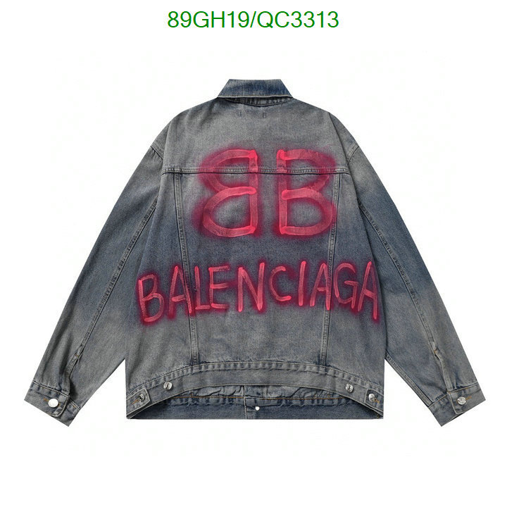 Balenciaga-Clothing Code: QC3313 $: 89USD