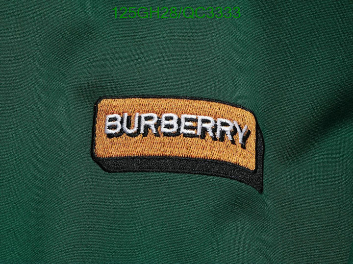 Burberry-Clothing Code: QC3333 $: 125USD
