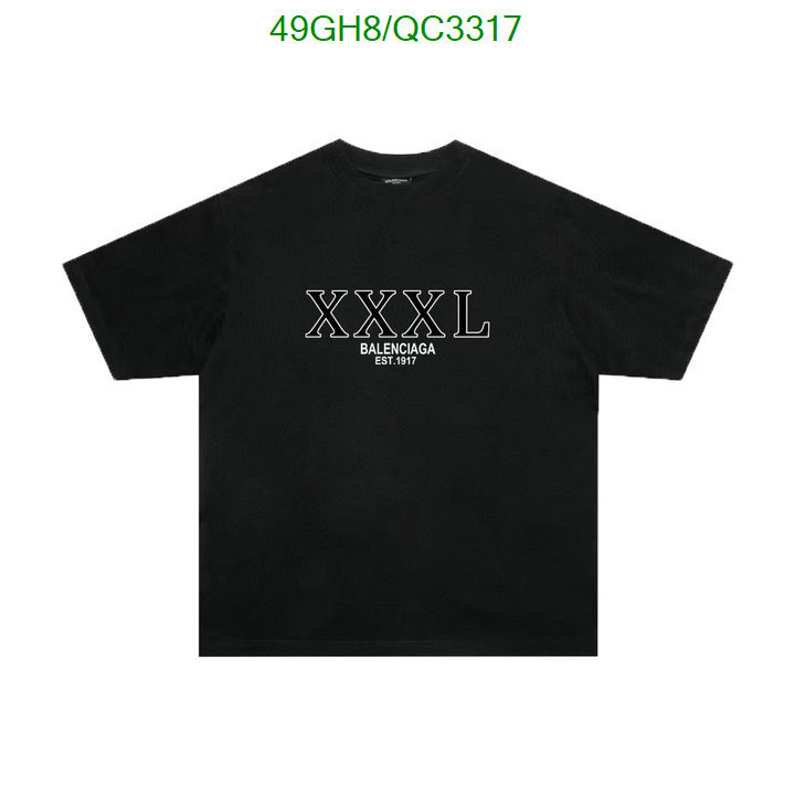 Balenciaga-Clothing Code: QC3317 $: 49USD