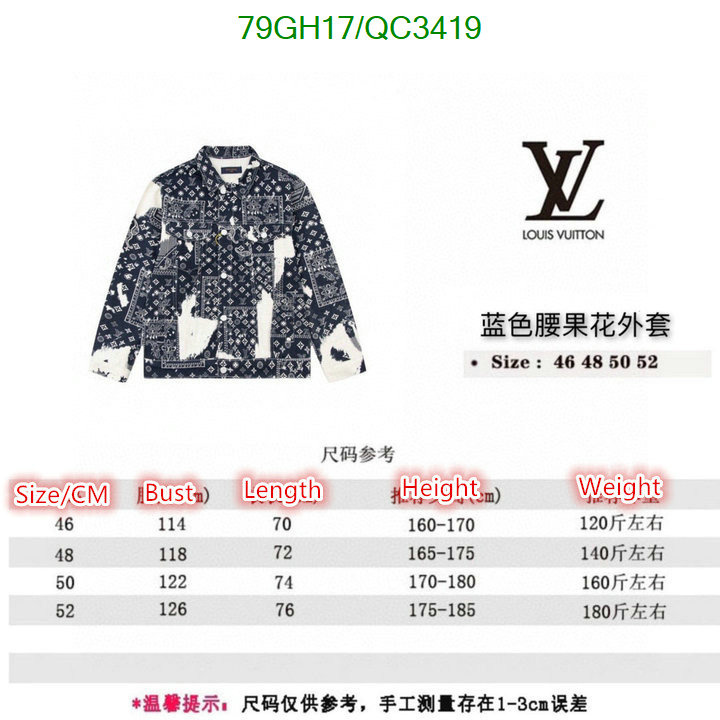 LV-Clothing Code: QC3419 $: 79USD