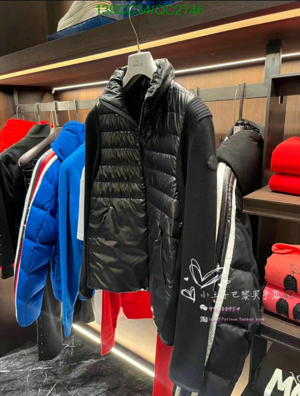 Moncler-Down jacket Men Code: QC2746 $: 139USD