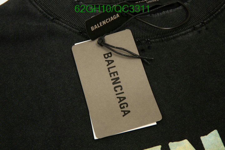 Balenciaga-Clothing Code: QC3311 $: 62USD