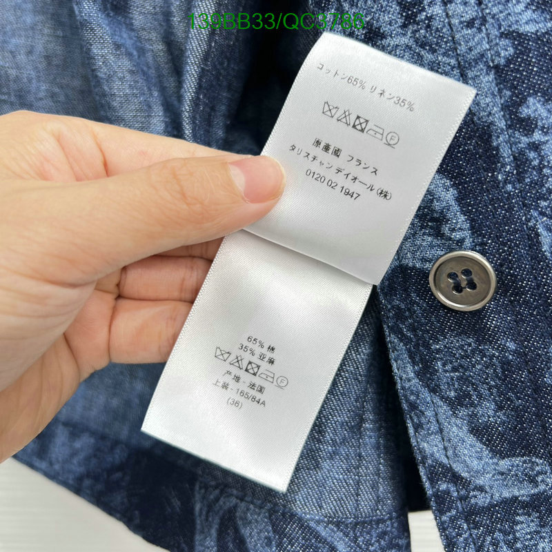 Dior-Clothing Code: QC3786 $: 139USD