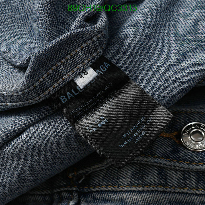 Balenciaga-Clothing Code: QC3313 $: 89USD