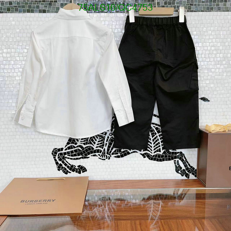 Burberry-Kids clothing Code: QC4753 $: 75USD