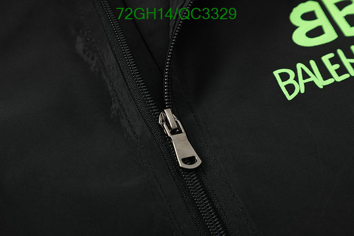 Balenciaga-Clothing Code: QC3329 $: 72USD