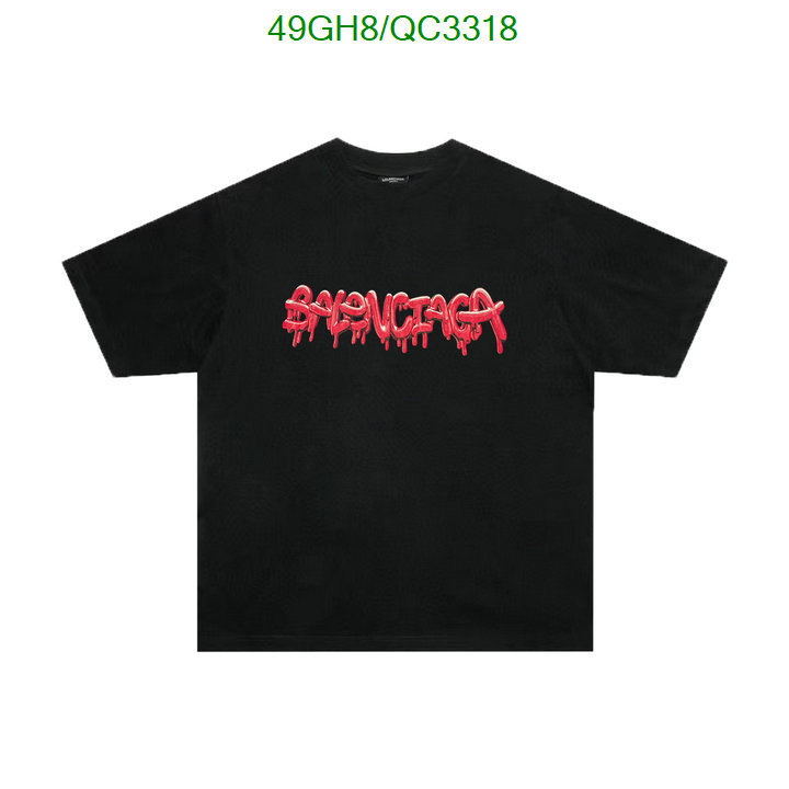 Balenciaga-Clothing Code: QC3318 $: 49USD