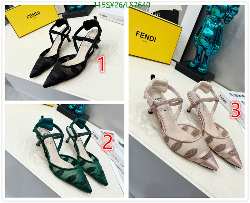 Fendi-Women Shoes Code: LS7640 $: 115USD