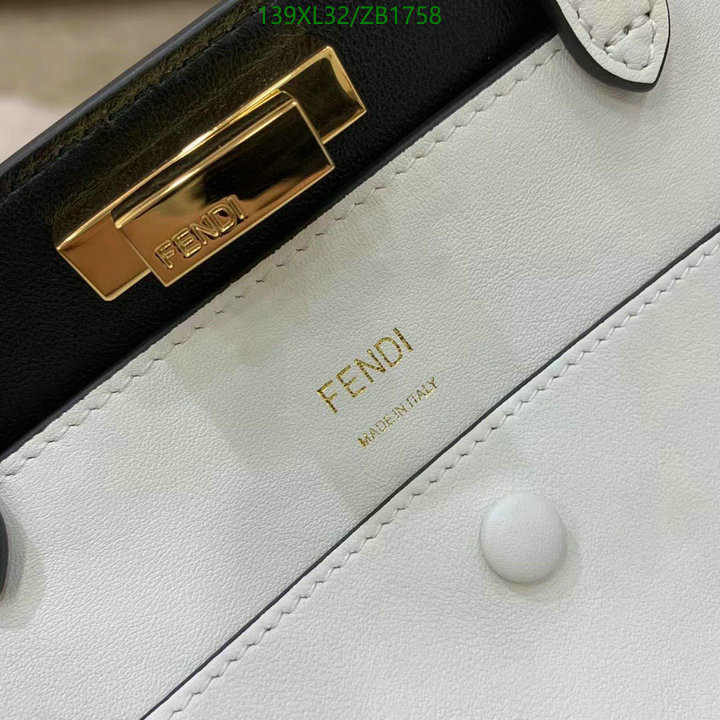 Handbag-Fendi Bag(4A) Code: ZB1758 $: 139USD