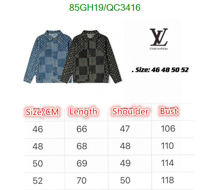 LV-Clothing Code: QC3416 $: 85USD