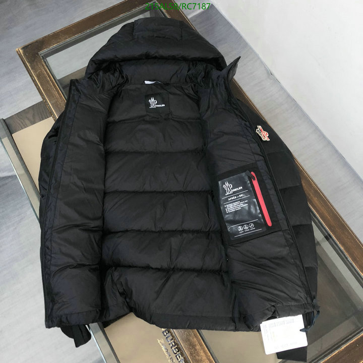 Moncler-Down jacket Men Code: RC7187 $: 215USD